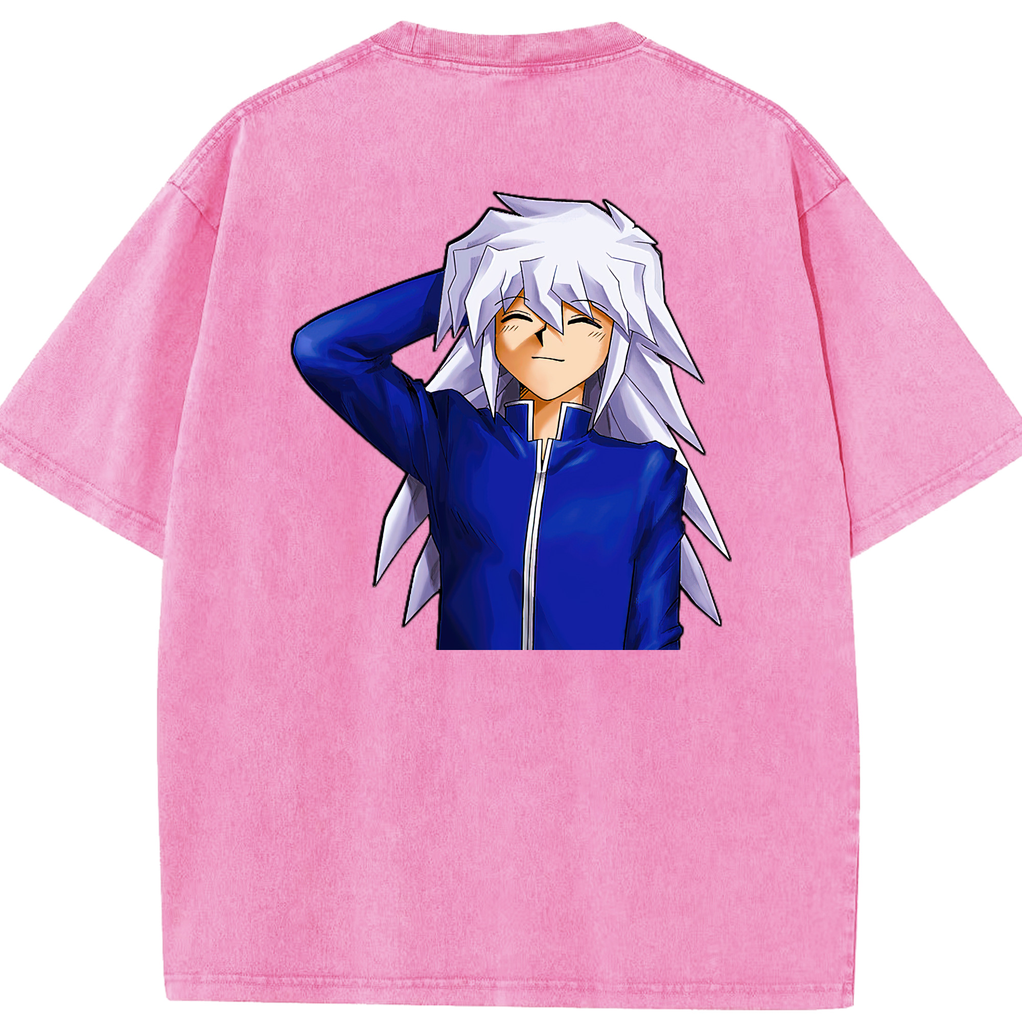 （画像用） 遊☆戯☆王 Yu-Gi-Oh! 綿100% ヴィンテージ風 半袖Tシャツ（背面プリント）